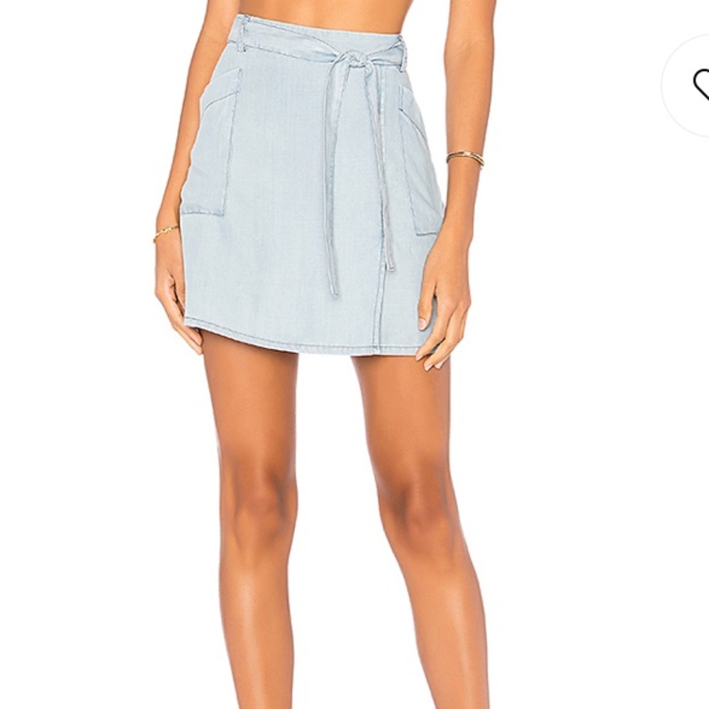 BB Dakota Fitzgerald Skirt in Light Blue